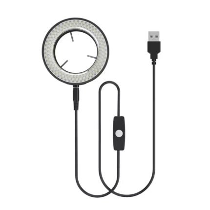 MaAnt MY-037 144 Lamp Beads USB Cable Control Microscope LED Ring Light