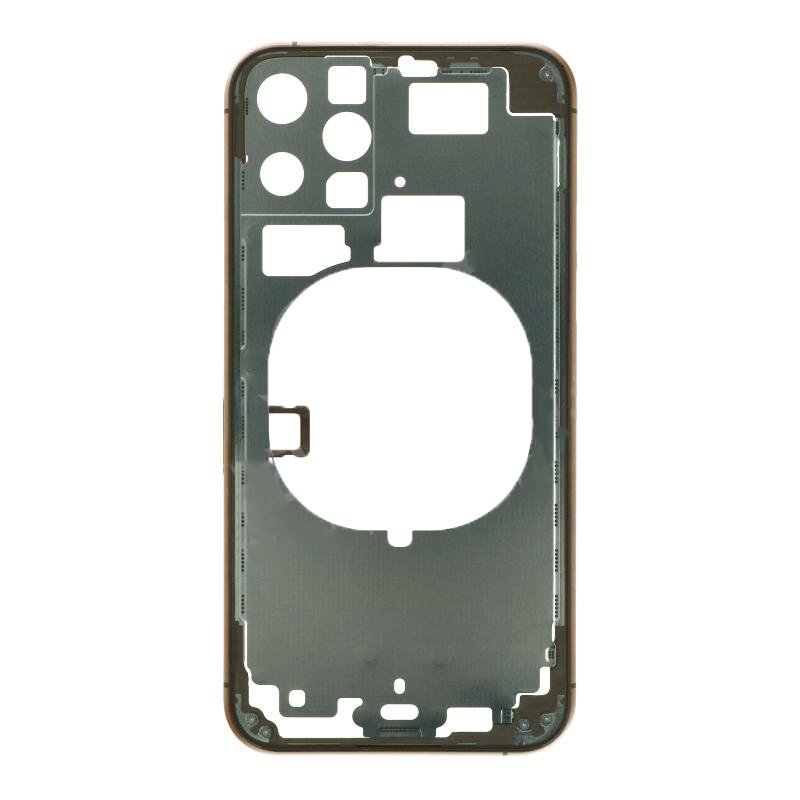 72620240515175347.jpg Middle Frame with Side Buttons + SIM Card Tray for iPhone 11 Pro Gold HQ - Image 1