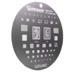 Mechanic UFO Series High Temperature Resistance Quare Round Hole BGA Reballing Steel Stencil for IPhone 16 Series