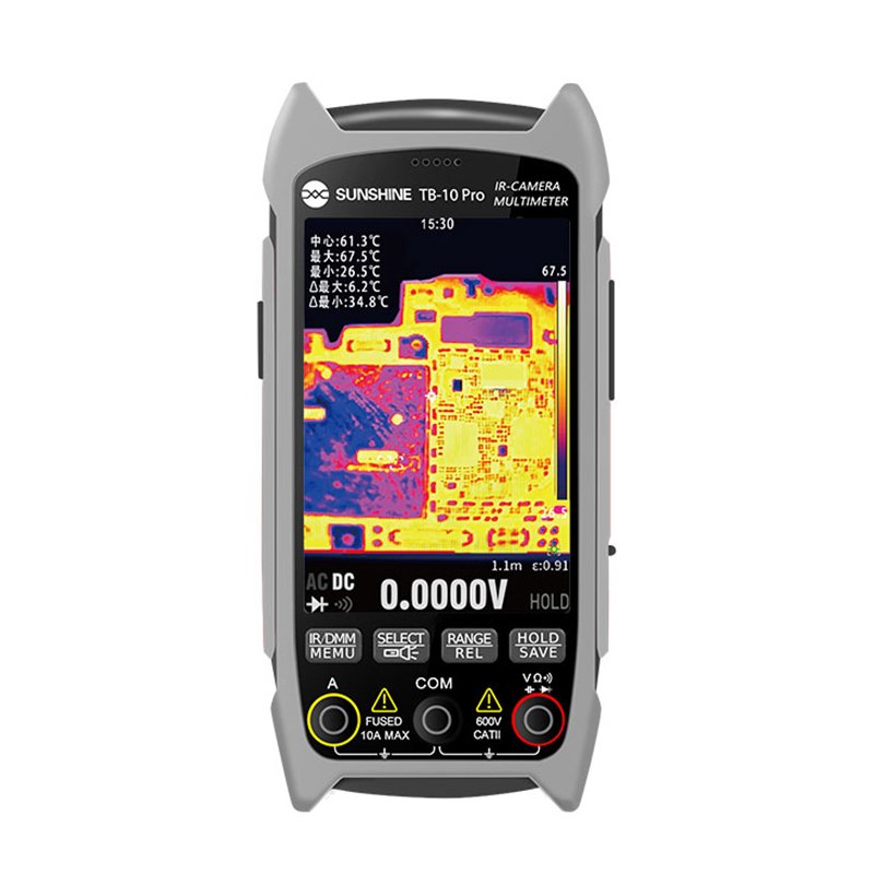 74020250322170823.jpg SUNSHINE TB-10 Pro 256*192 2 in 1 Handheld Infrared Thermal + Multimeter - Image 1