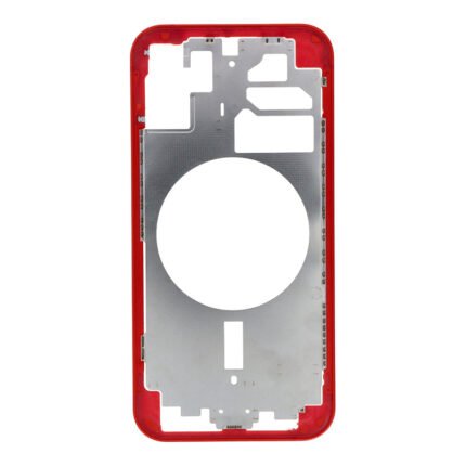Middle Frame with Side Buttons + SIM Card Tray for iPhone 12 European Version Red HQ