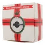 PD13 12.3cm 3D Hologram Fan Projector with Audio Playback & Transparent Cover Desktop Model - Image 3