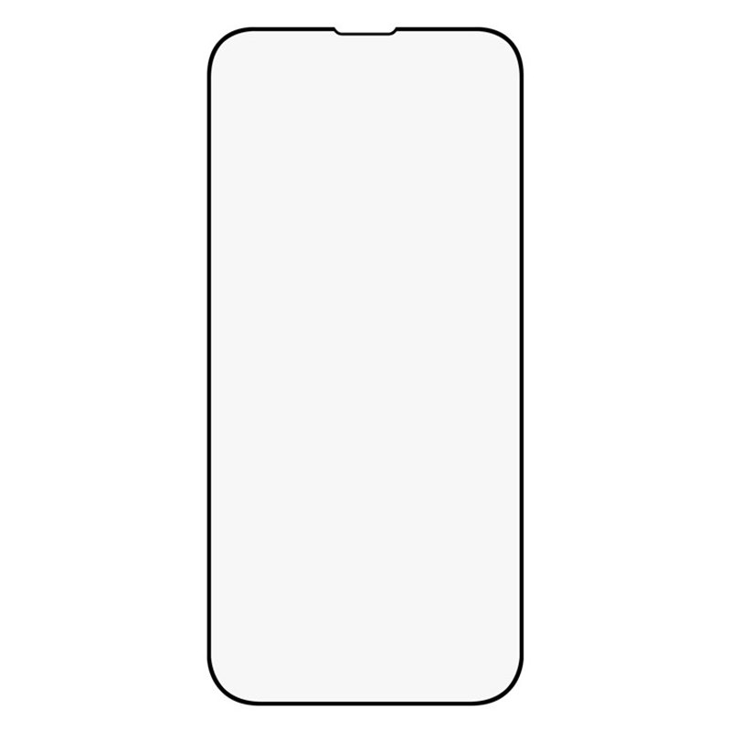 77520220627165731.jpg Silk Screen Full Screen Tempered Glass Screen Protector for iPhone 14 Black - Image 1
