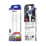 WEKOME WDC-182 100W 1M Type-C to Type-C Fast Charging Data Cable White CE/ROHS Certified - Image 2