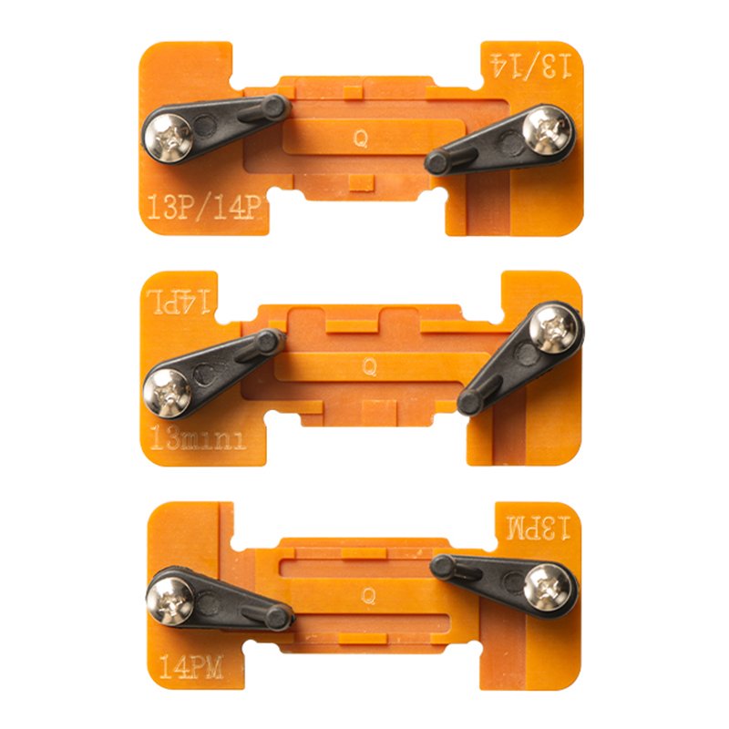 78920230418095753.jpg QIANLI MEGA-IDEA Battery Spot Welding Fixing Board for iPhone 13/14 Series 3pcs in one set - Image 1