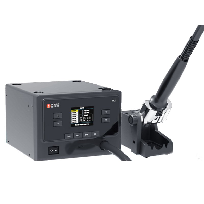 80920250606150819.jpg YCS R1 1000W Temperature Control Hot Air Gun Rework Station with Hot Air Gun Sleep Base for Mobile Phone PCB BGA Repair 220V EU Adapter - Image 1