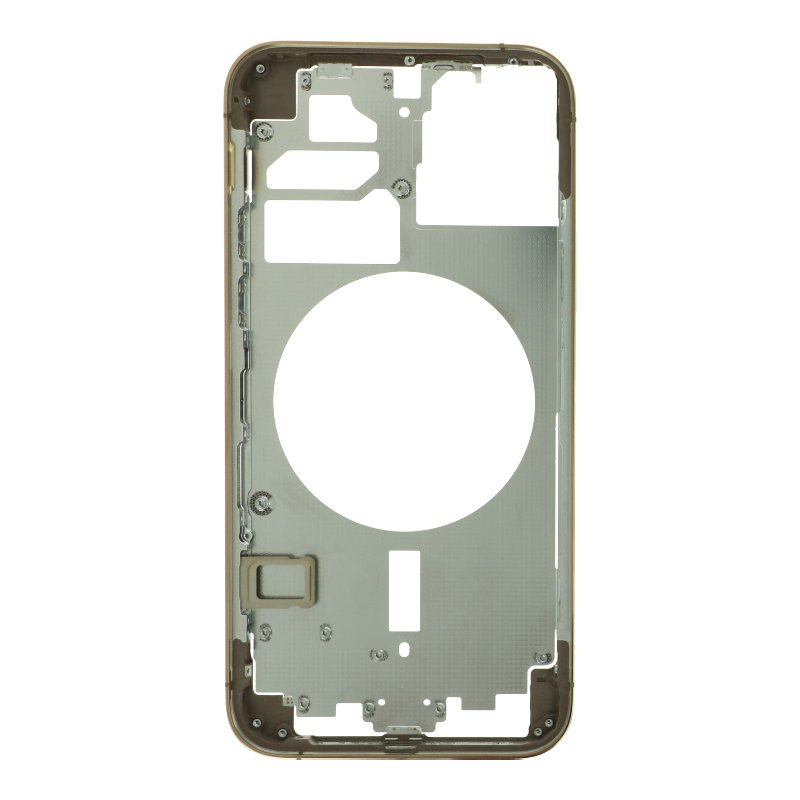 82620240428095753.jpg Middle Frame with Side Buttons + SIM Card Tray for iPhone 12 Pro European Version Gray HQ - Image 1
