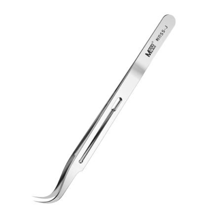 MaAnt SS-J Bent Tips Non-Magnetic Stainless Steel Precision Tweezers