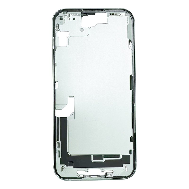 84420231027155614.jpg Middle Frame with Side Buttons + SIM Card Tray for iPhone 15 A3089 European Version Blue Ori R - Image 1