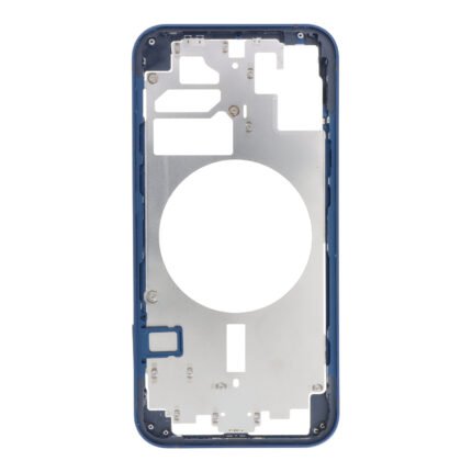 Middle Frame with Side Buttons + SIM Card Tray for iPhone 12 European Version Blue HQ