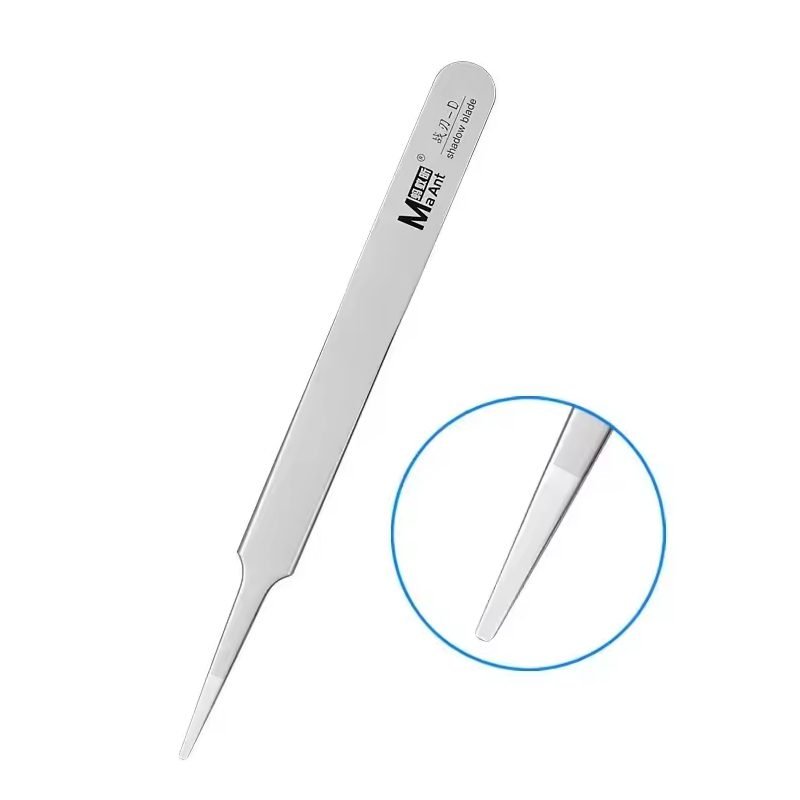 85620250325150416.jpg MaAnt Warblade-D Non-Magnetic Stainless Steel Precision Tweezer - Image 1