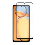 Silk Screen Full Screen Tempered Glass Screen Protector for Xiaomi Redmi 13C/13C 5G Black