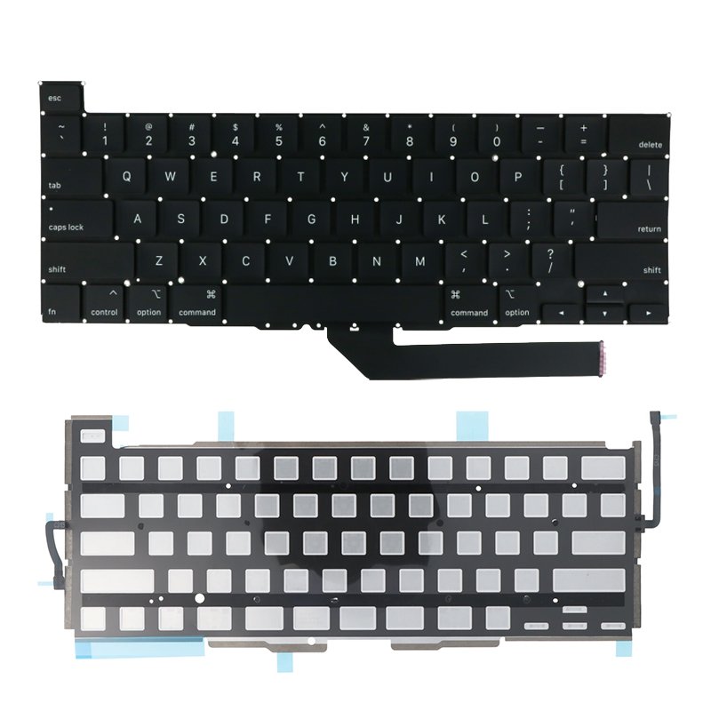 88120250804091135.jpg Keyboard with Backlight for Macbook Pro 16" 2019 A2141 USA Version Black Ori - Image 1