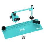 RF4 RF-FX35A 7-50x Free Swing Fixed Trinocular Microscope with RF-PO16 Silicone Pad Long Version EU Plug