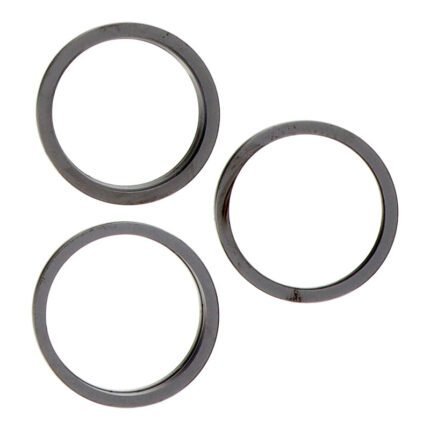 No Need Grinding Rear Camera iron Ring Bezel for iPhone 12 Pro Max Black OEM 3pcs in one set