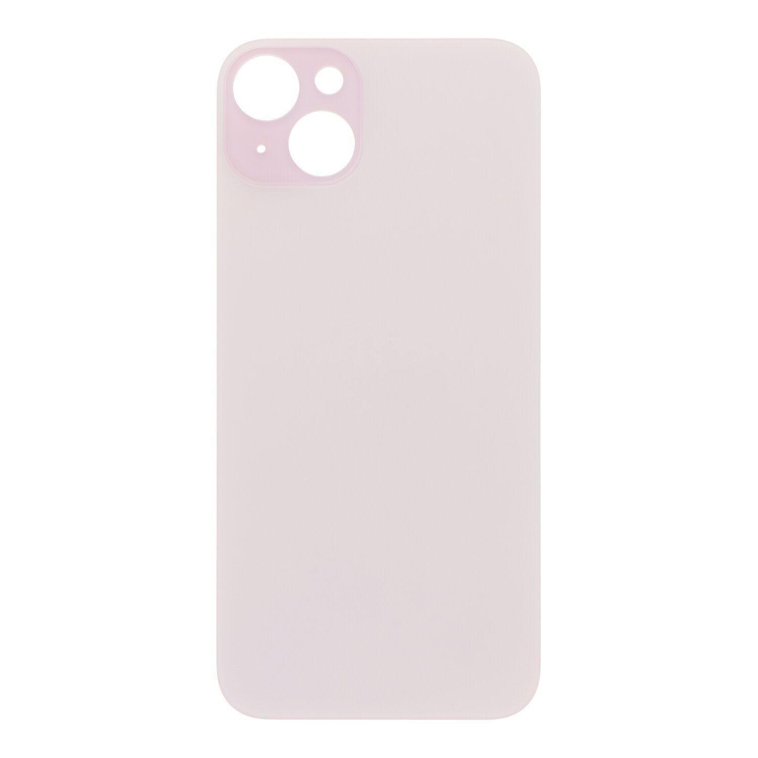 90420250402172648.jpg Battery Door with Adhesive for iPhone 15 Plus Small Hole Pink without Logo OEM - Image 1