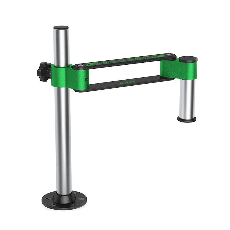 91320250417162937.jpg MiJing MJ-4015 360?Universal Rotation Telescopic Folding Microscope Metal Bracket Arm - Image 1