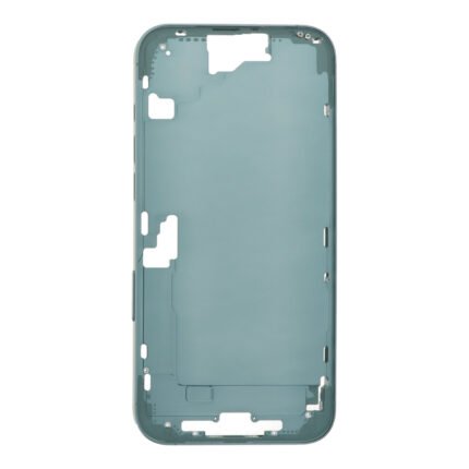 Middle Frame with Power&Volume Button+Side Rails+Card Tray+Speaker Anti-Dust Mesh for iPhone 16 Plus European Version Teal OEM
