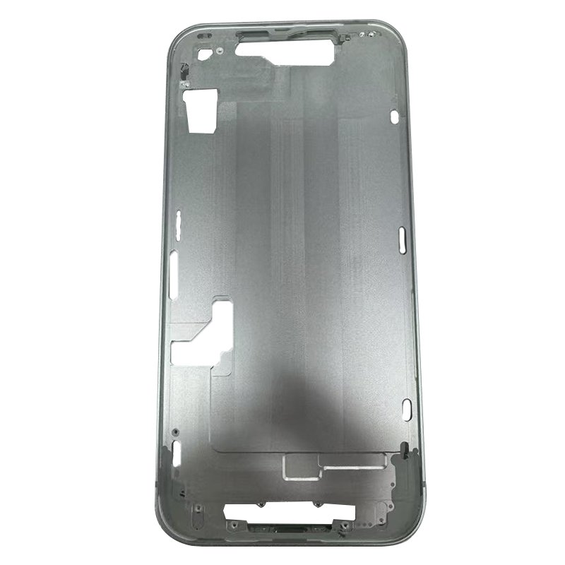94020250418102921.jpg Middle Frame with Side Buttons + SIM Card Tray for iPhone 16e European Version White OEM - Image 1