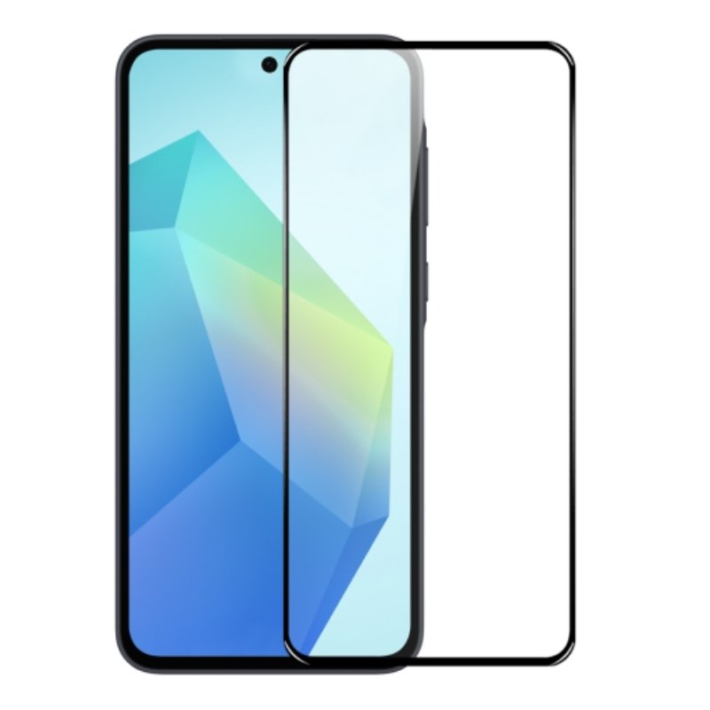94620250402174314.jpg Silk Screen Full Screen Tempered Glass Screen Protector for Samsung Galaxy A56 Black - Image 1