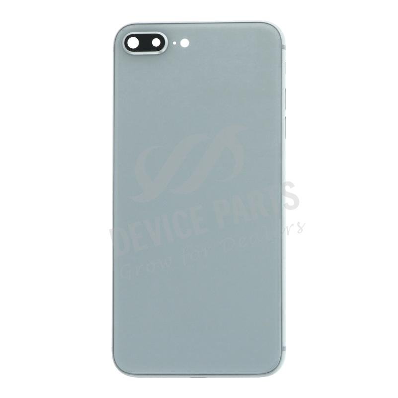 as006267_2105131352_1.jpg Middle Frame + Battery Door + Back Camera Lens and Bezel + Side Buttons + SIM Card Tray with Speaker Anti-Dust Mesh+Mic Anti-Dust Mesh+Eject Pin for iPhone 8 Plus European Version White OEM - Image 1