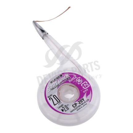 GOOT CP-20Y 2M 2.0mm Desoldering Wick with Stainless Steel Mouth