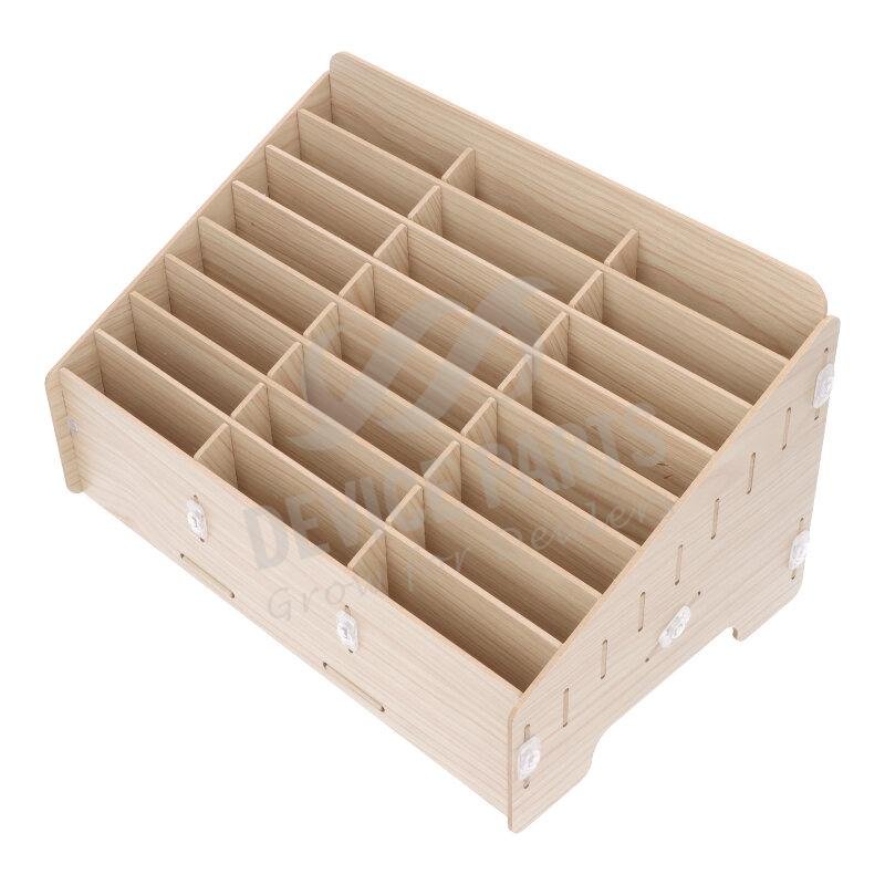 as006568_2104289518_1.jpg Wooden Mobile Phone Management Storage Box 36*20*16.5cm - Image 1