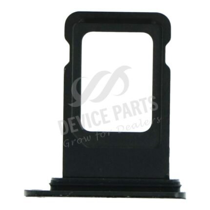 SIM Card Tray With Waterproof Rubber Ring for iPhone XS Max Dual Card Version Black Ori