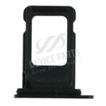 SIM Card Tray With Waterproof Rubber Ring for iPhone XS Max Dual Card Version Black Ori - Image 2