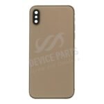 Middle Frame + Battery Door + Back Camera Lens and Bezel + Side Buttons + SIM Card Tray with Speaker Anti-Dust Mesh+Mic Anti-Dust Mesh+Eject Pin for iPhone XS European Version Gold OEM