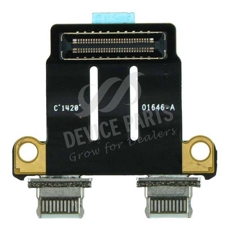 as035694_2104271874_1.jpg Charging Port Flex Cable for MacBook Pro 13.3" A1706/Pro 15.4" A1707/Pro 13.3" A1708/Macbook Retina Pro 13" A1989/Macbook Pro Retina 15" A1990/Pro 13" 2019 A2159... 2018-2021 Ori - Image 1