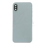 Middle Frame + Battery Door + Back Camera Lens and Bezel + Side Buttons + SIM Card Tray with Speaker Anti-Dust Mesh+Mic Anti-Dust Mesh+Eject Pin for iPhone XS European Version White OEM