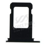 SIM Card Tray with Waterproof Rubber Ring for iPhone 11 Single Card Version Black Ori - Image 2