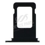 SIM Card Tray with Waterproof Rubber Ring for iPhone 11 Single Card Version Black Ori