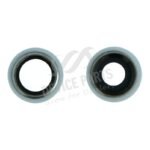 Back Camera Lens and Bezel for iPhone 11 White Ori 2pcs in one set - Image 2