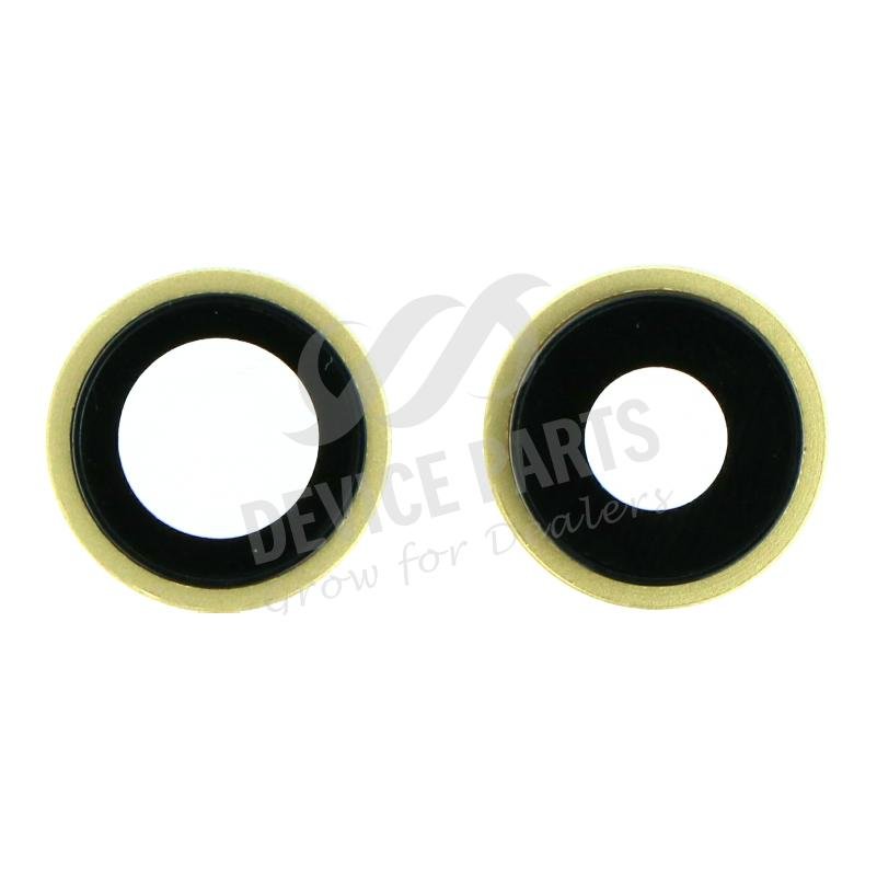 as056019_2104275032_1.jpg Back Camera Lens and Bezel for iPhone 11 Gold Ori 2pcs in one set - Image 1