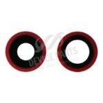 Back Camera Lens and Bezel for iPhone 11 Red Ori 2pcs in one set
