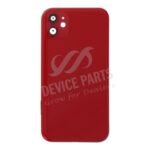 Middle Frame + Battery Door + Back Camera Lens and Bezel + Side Buttons + SIM Card Tray with Speaker Anti-Dust Mesh+Mic Anti-Dust Mesh+Eject Pin for iPhone 11 European Version Red OEM