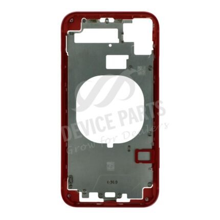 Middle Frame with Side Buttons + SIM Card Tray for iPhone 11 Red OEM