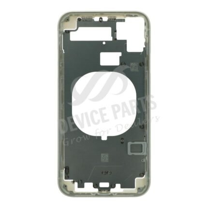 Middle Frame with Side Buttons + SIM Card Tray for iPhone 11 White OEM