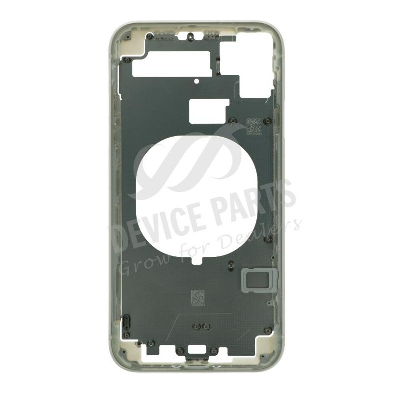 as060502_2104276941_1.jpg Middle Frame with Side Buttons + SIM Card Tray for iPhone 11 White OEM - Image 1