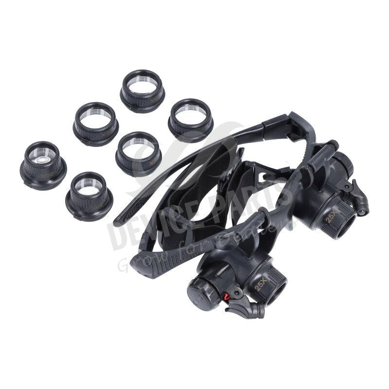 as062877_2104277082_1.jpg 9892GJ Watch Repair Magnifier Glasses with LED Lights&10x 15x 20x 25x Lens - Image 1