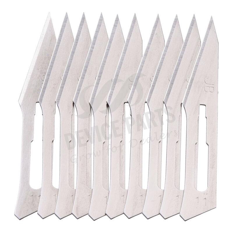 as063312_2104279422_1.jpg 10Pcs No.11 Stainless Steel Non-sterile Surgical Blade Tools For Phone Repair Industrial Use Blade - Image 1