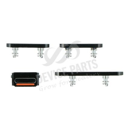 Power Volume Mute Buttons Keys Side Buttons for iPhone 12 Pro/12 Pro Max Black Ori