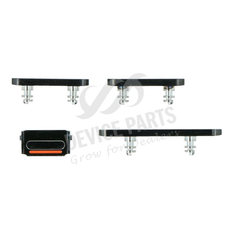as064272_2104279317_1.jpg Power Volume Mute Buttons Keys Side Buttons for iPhone 12 Pro/12 Pro Max Black Ori - Image 1