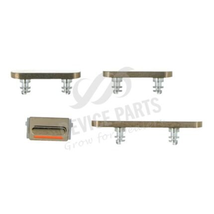 Power Volume Mute Buttons Keys Side Buttons for iPhone 12 Pro/12 Pro Max Gold Ori
