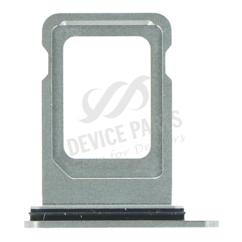 as064281_2104281925_1.jpg SIM Card Tray for iPhone 12 Pro/12 Pro Max Dual Card Version Silver Ori - Image 1