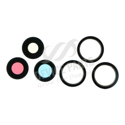 Back Camera Lens and Bezel for iPhone 12 Pro Black Ori 6pcs in one set