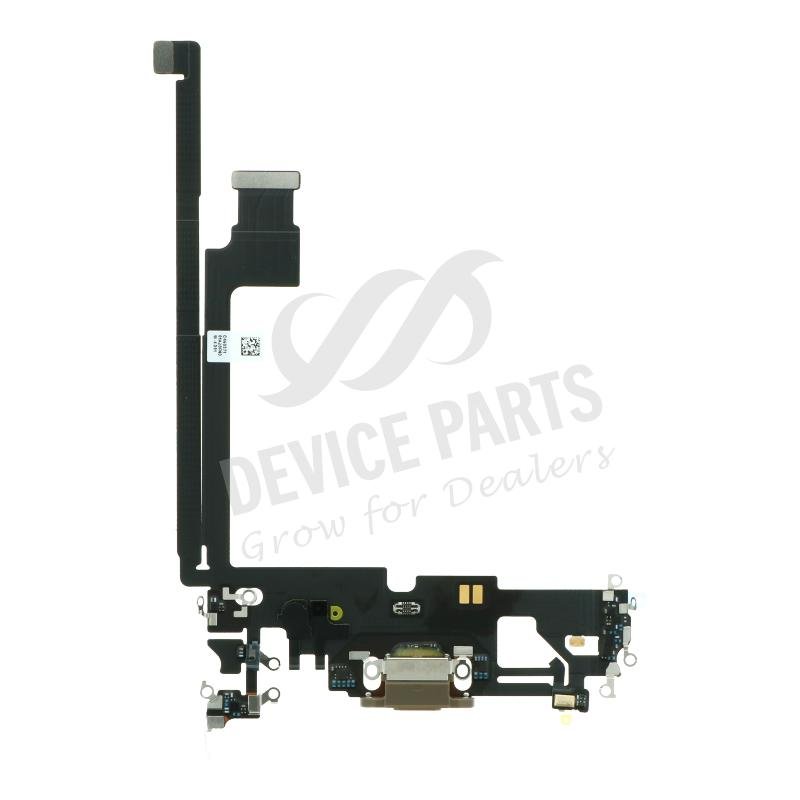 as065576_2104283975_1.jpg Charging Port Flex Cable for iPhone 12 Pro Max Gold Ori - Image 1