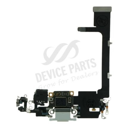 Charging Port Flex Cable with Board for iPhone 11 Pro White Ori R